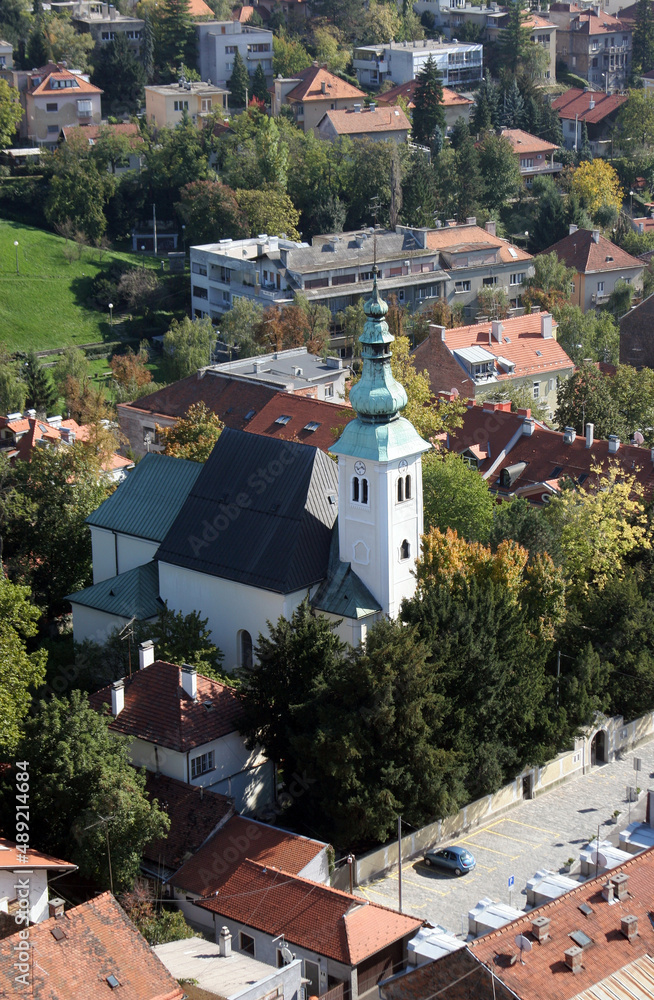 Saint John the Baptist church in Zagreb, Croatia