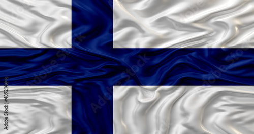 Finland waving flag