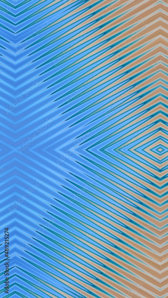 Obraz premium abstract background in blue and sand colored with lines