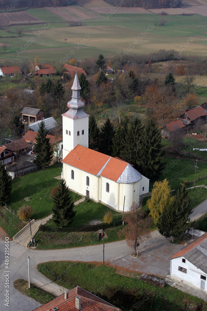 Parish church of St. George in Durdic, Croatia
