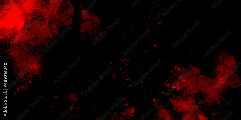 Abstract smoke frame and space,black background. abstract red dust splattered on black background. Red powder explosion. Bright red space nebula. Elements of this image Abstract smoke frame and space,black background. abstract red dust splattered on black background. Red powder explosion. Bright red space nebula. Elements of this image