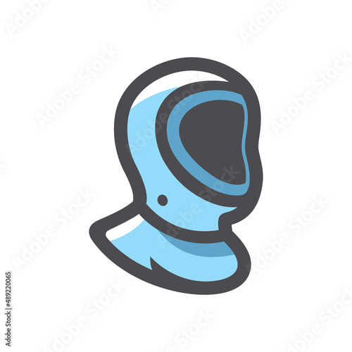 Wet Suit for diving Vector icon Cartoon illustration.