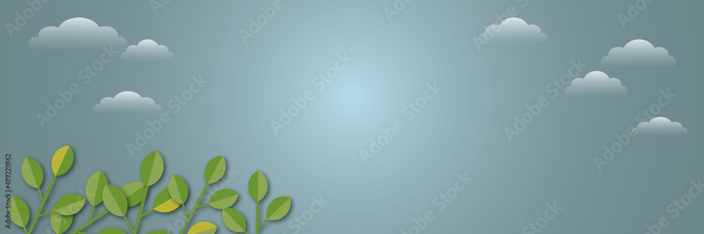Panorama of sky background with cloud and sunlight. Design template for nature, springtime, brochures, cover, magazine, business card, banner, copy space. graphic design style Panorama of sky background with cloud and sunlight. Design template for nature, springtime, brochures, cover, magazine, business card, banner, copy space. graphic design style