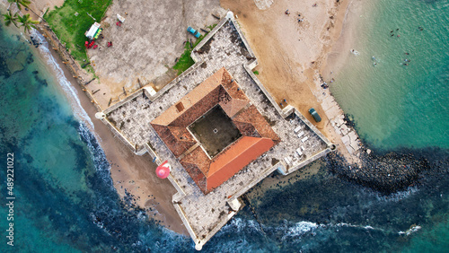 Photography View from the National Museum or Sao Sebastiao Fort in Sao Tome e Principe