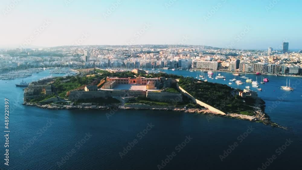 Fort Manoel in sunny day. Fort Manoel in sunny day.