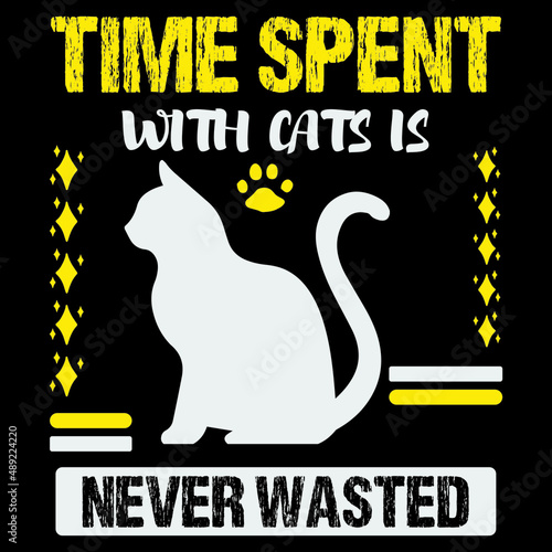 cat t shirt design