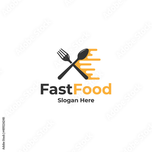 fast food delivery logo design