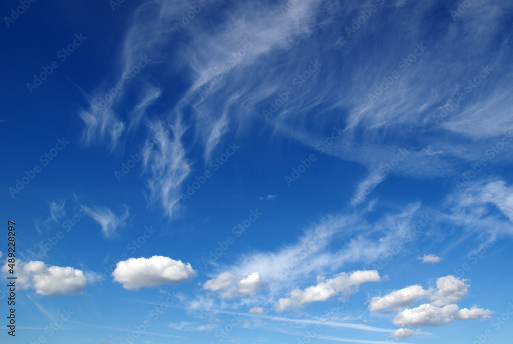 White clouds on sky White clouds on sky
