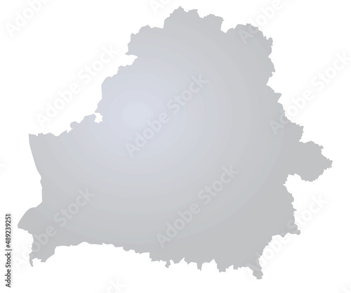 Belarus grey map. vector illustration