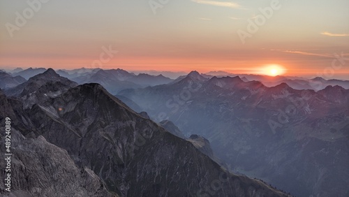 Sunset in Oberstdorf