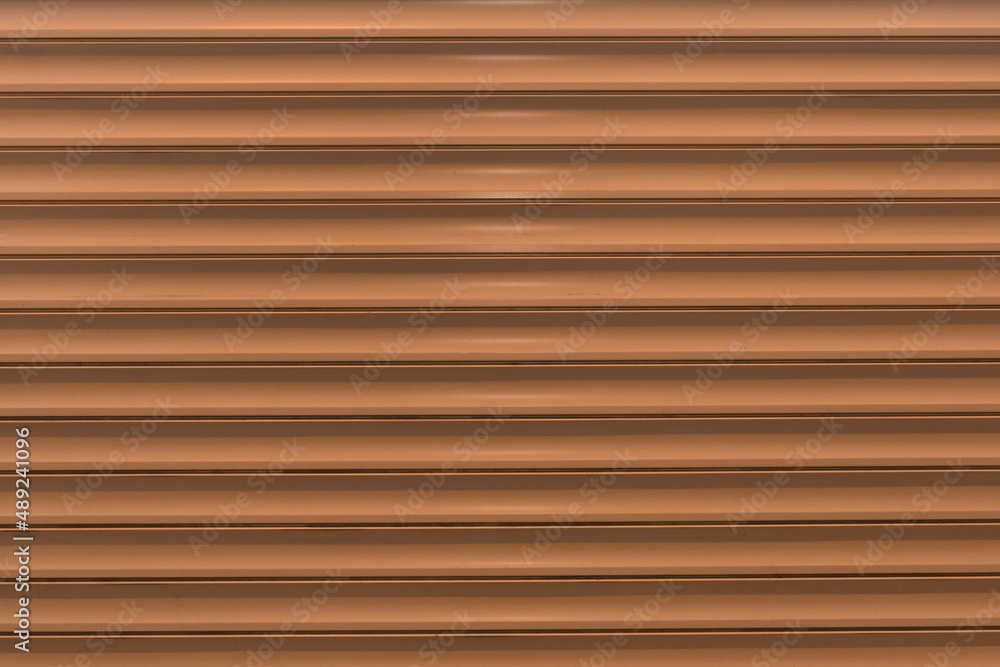 Orange Brown Horizontal Plastic Pattern Background Design Stripe Abstract Line Wall Surface Orange Brown Horizontal Plastic Pattern Background Design Stripe Abstract Line Wall Surface