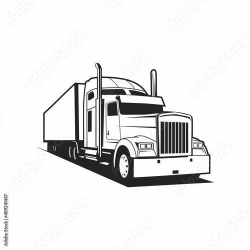 truck trailer silhouette