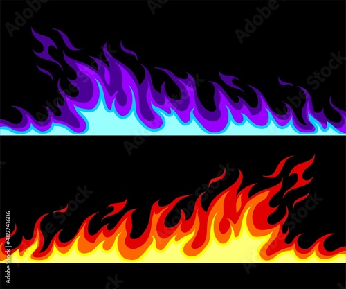 Fire flame vector design illustration