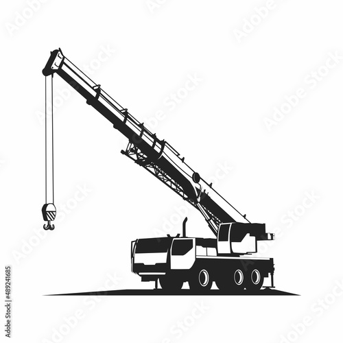 Mobile Crane silhouette