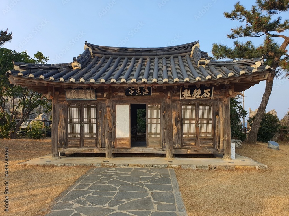 Naklejka premium 대한민국 강원도 동해시 추암