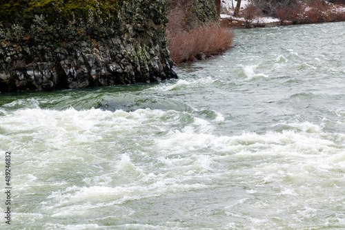 Spokane River at Bowl and Pitcher in Riverside State Park