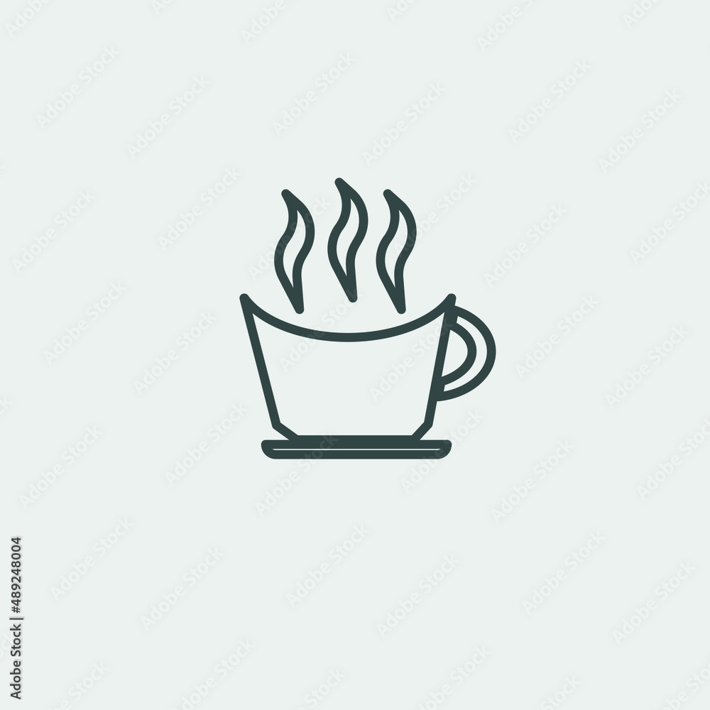 Coffee_cup vector icon illustration sign Coffee_cup vector icon illustration sign