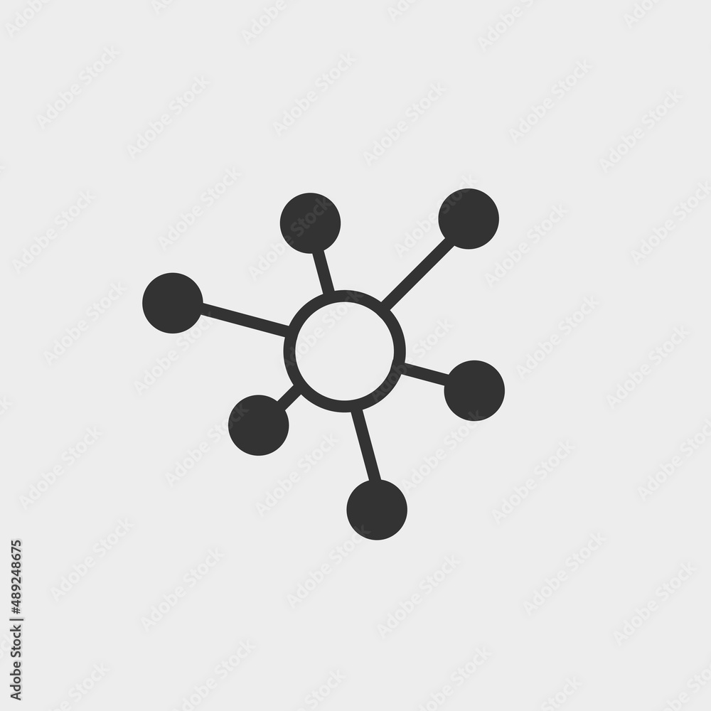 Connection vector icon solid grey Connection vector icon solid grey