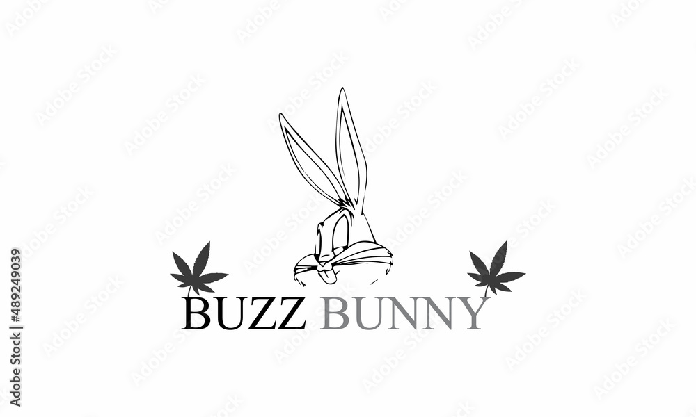 Hello Bunny Logo Stock Vector | Adobe Stock