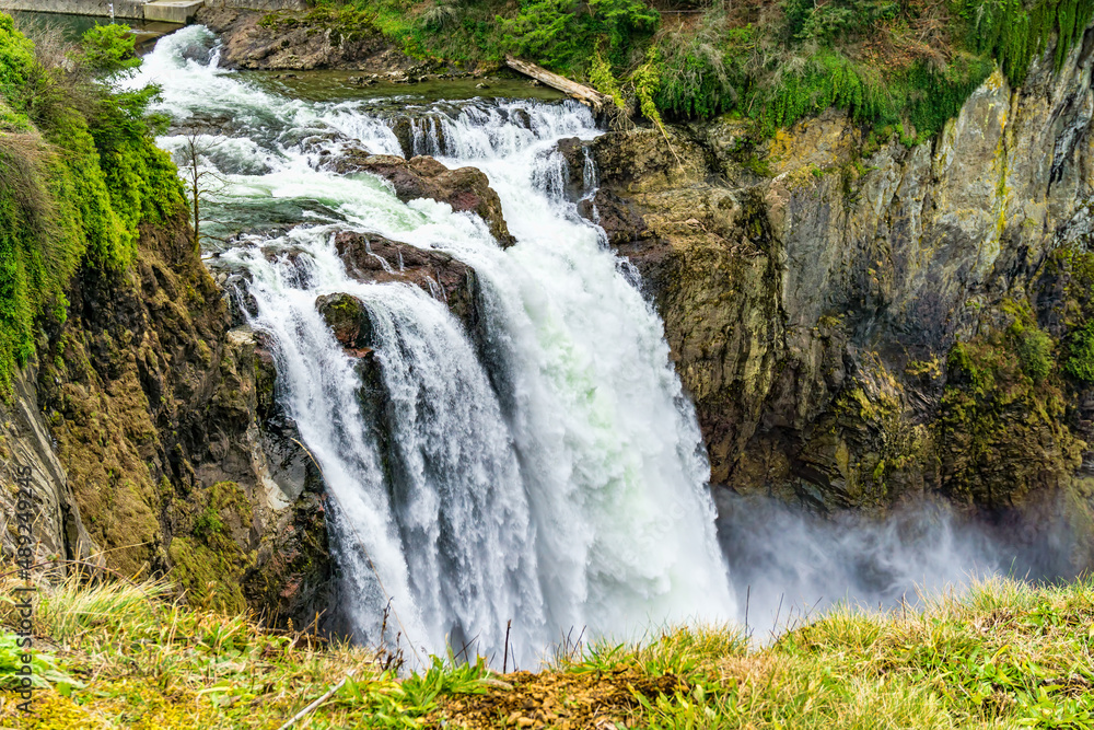 Roaring Misty Snoqualmie Falls 2