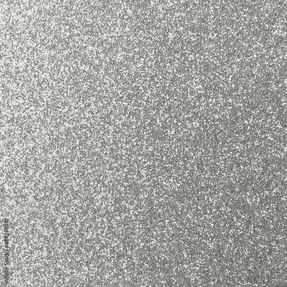 Realistic Monochrome Silver Glitter Paper Texture with Soft Gradient