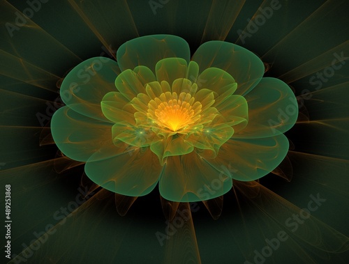 Imaginatory fractal abstract background Image