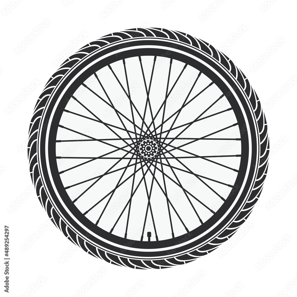 vector bicycle wheel