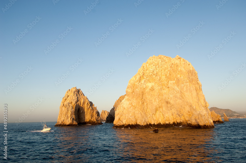 Rocks at Lands end  outside of Cabo San Lucas harbor, Mexico