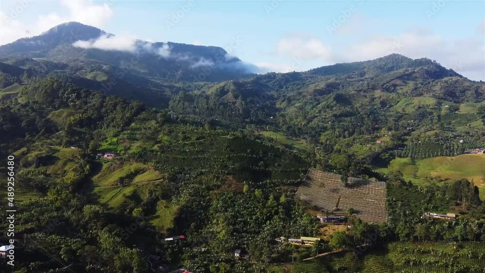 View of the mountains - Jardín Ant - Colombia - Fields - plantations View of the mountains - Jardín Ant - Colombia - Fields - plantations
