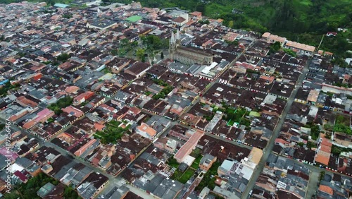 aerial view of the city - Jardín Antioquia