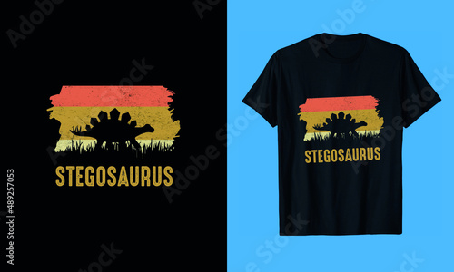 Paleontologist T-Shirt Design - Triceratops T-Shirt Design - Dinosaurs T-Shirt Design