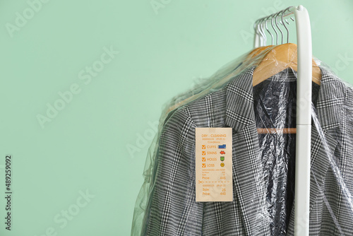Rack with clean checkered j...