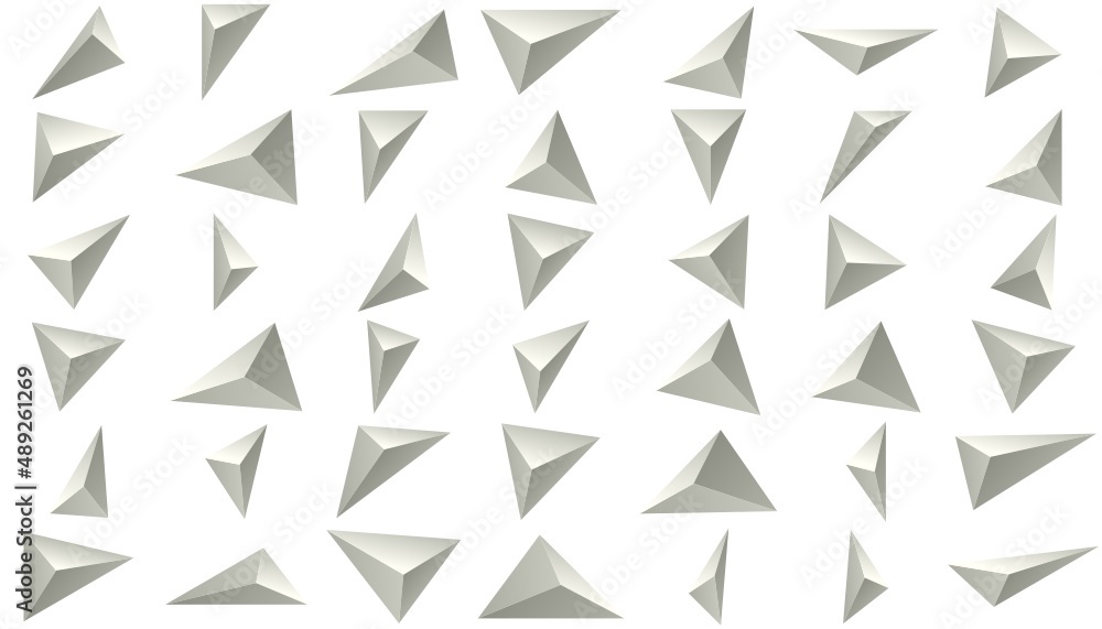 Gray gradient 3d stones on the white background. Vector illustration. Gray gradient 3d stones on the white background. Vector illustration.