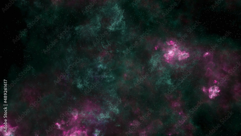 Pink and green Large Magellanic Cloud galaxy Pink and green Large Magellanic Cloud galaxy