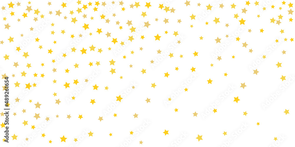 Star confetti. Golden casual confetti background. Bright design pattern. Vector template with gold stars. Suitable for your design, cards, invitations, gift, vip Star confetti. Golden casual confetti background. Bright design pattern. Vector template with gold stars. Suitable for your design, cards, invitations, gift, vip