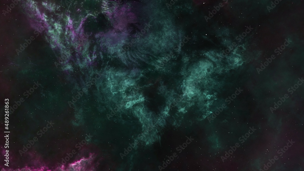 Green and Purple Abstract Glowing Space nebula background Green and Purple Abstract Glowing Space nebula background