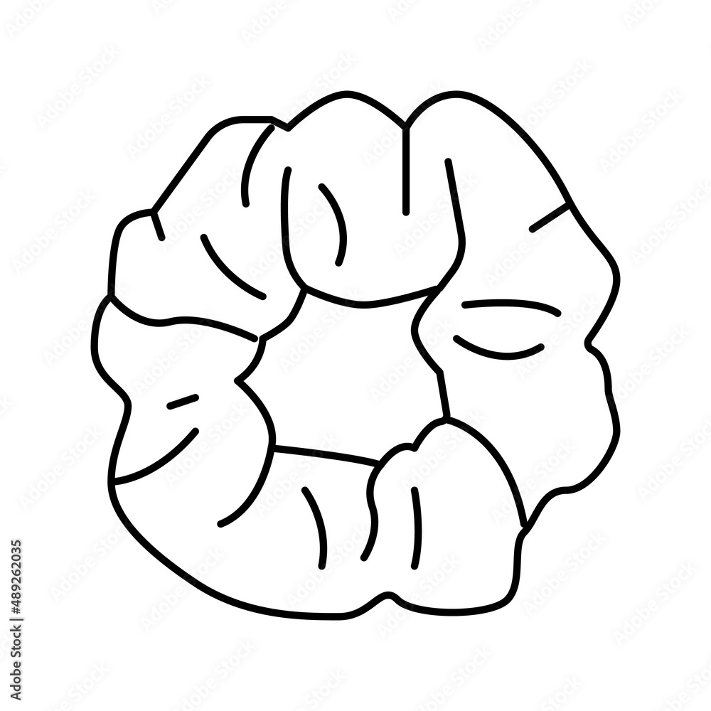 sleep mask silk line icon vector illustration sleep mask silk line icon vector illustration