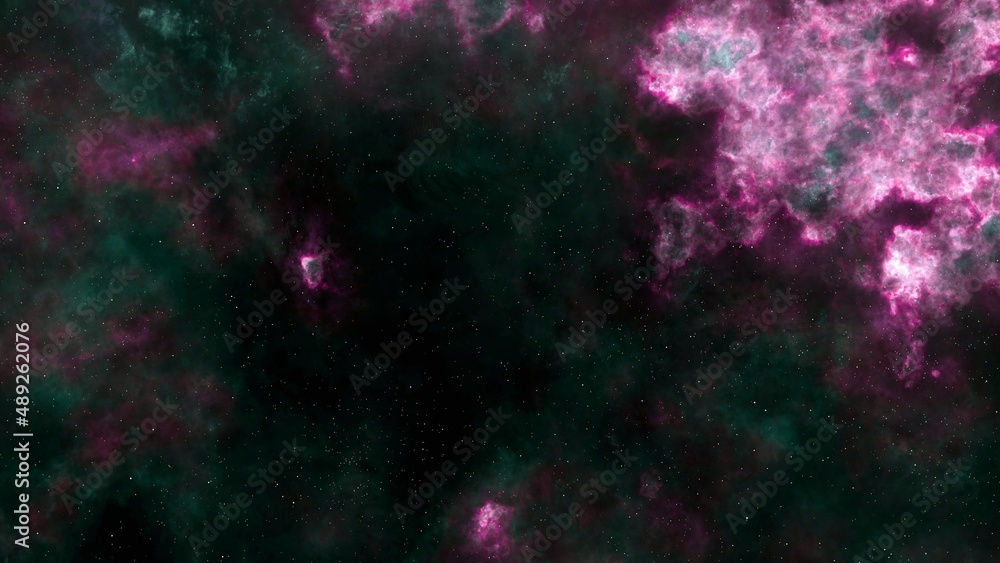 Pink and green Large Magellanic Cloud galaxy Pink and green Large Magellanic Cloud galaxy