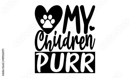 my children purr - uppercase with cute cartoon Dud or Puppy isolated on white background. Funny colorful flashcard Zoo and animals alphabet. Education card for kids learning English vocabulary. Vector