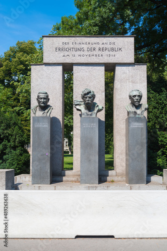 Photography monument of the republic in Vienna