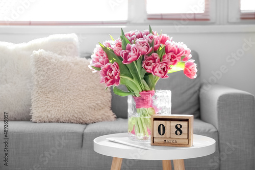Cube calendar with date MAR...