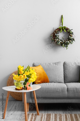 Beautiful tulips, Easter eg...