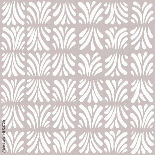 Vector seamless pattern with hand drawn bold lines.