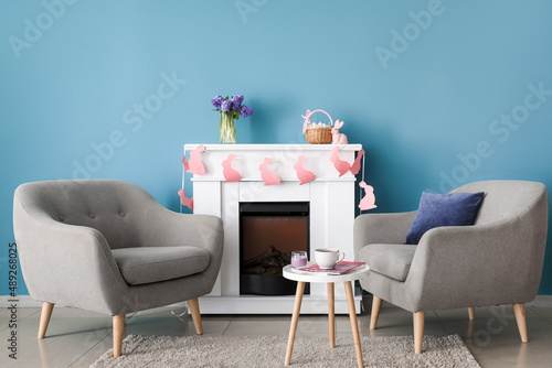 Comfortable armchairs near ...