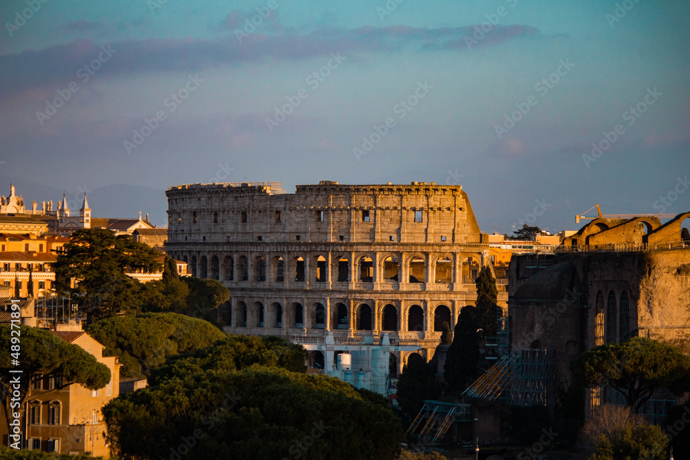 Buildings and attractions  in Rome, Italy