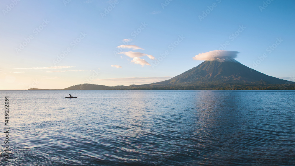 Beautiful viewpoint of Concepcion volcano in Ometepe island, Nicaragua Beautiful viewpoint of Concepcion volcano in Ometepe island, Nicaragua