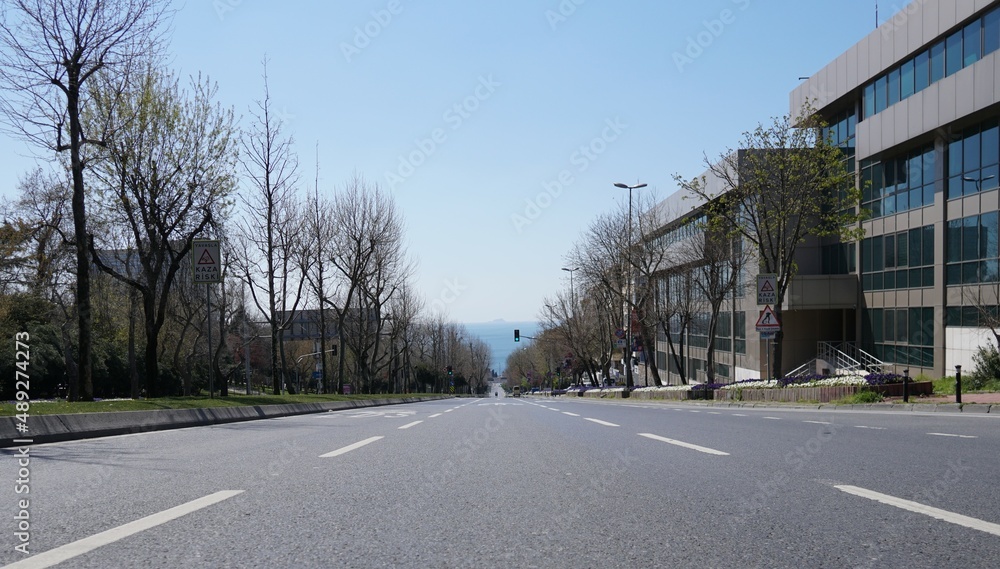 Empty City  Streets, parks and places covid times of istanbul 2020