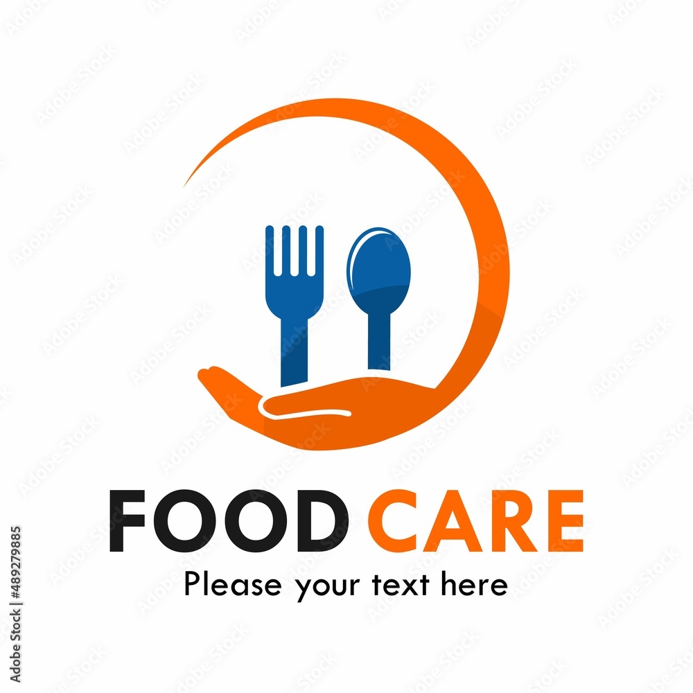 Food care logo template illustration Food care logo template illustration