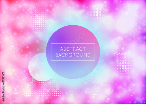 Neon Presentation. Rainbow Pattern. Digital Design. Purple Soft