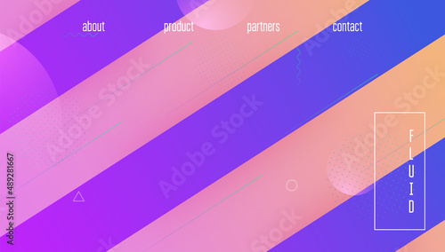 Futuristic Poster. Color Minimal Banner. Gradient Screen. Creative Brochure. Dynamic Shape. Tech Landing Page. Violet Bright Layout. Graphic Paper. Lilac Futuristic Poster